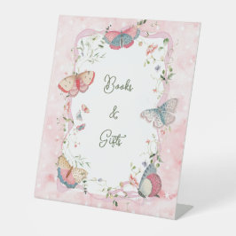 Expositor En L Una mariposa bebé va camino a Baby Shower