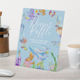 Expositor En L Under the Sea Diaper Raffle