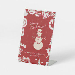 Expositor En L "¡Únete a nosotros para un Fiesta de Navidades de 