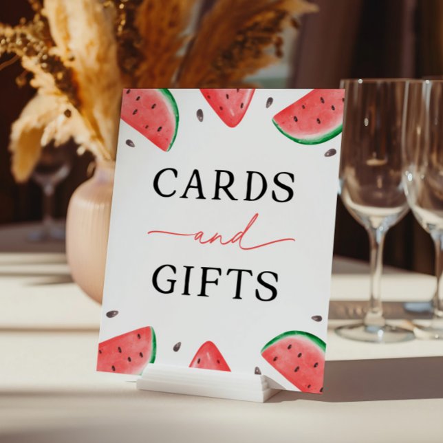 Expositor En L Uno En Un Rótulo Melón Tarjetas Y Regalos (Subido por el creador)