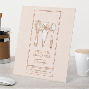Expositor En L Utensilios de repostería para panadería de cupcake