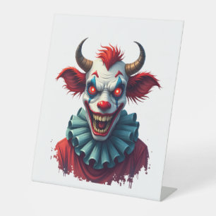 Expositor En L Vaca de Payaso del Terror