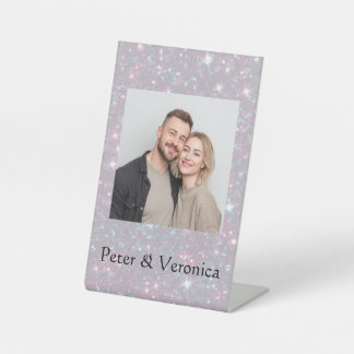 Expositor En L Valentine Shiny Personalized Lovely Pedestal Sign