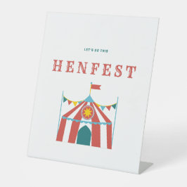 Expositor En L Vamos a hacer esto HENFEST - Letrero de mesa