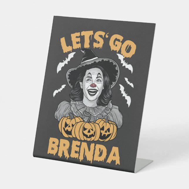 Expositor En L Vamos Brenda Spooky Halloween Kamala Harris (Anverso)