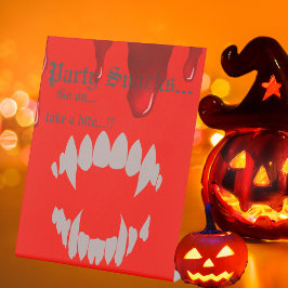 Expositor En L Vampiro Bite Halloween Fiestas Snacks