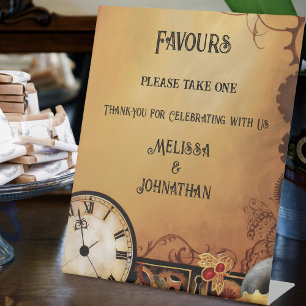 Expositor En L Vecinos Vapor Steampunk Elegance Wedding Favors
