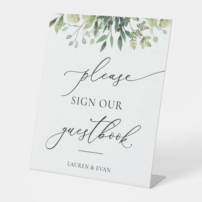 Expositor En L Vegetación acuática Por Favor Rótulo Nuestro Libro (Anverso)