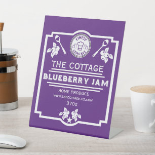 Expositor En L Vendedor de mermelada de Blueberry