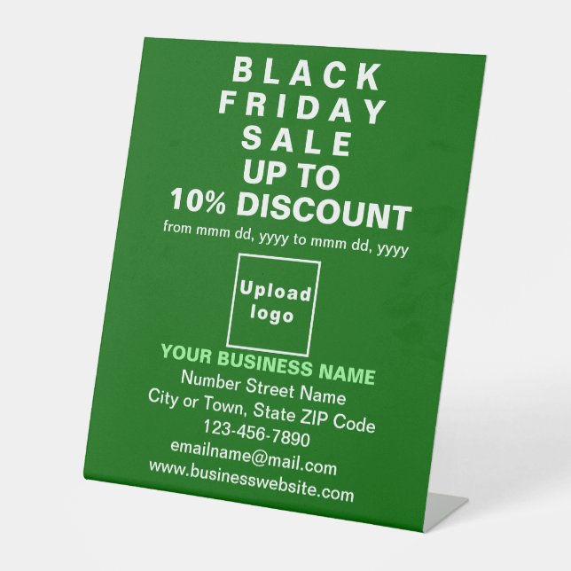 Expositor En L Venta de Business Black Friday sobre Rótulo Peaton (Anverso)