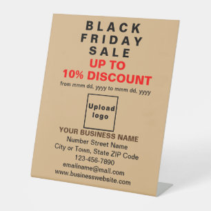 Expositor En L Venta de Viernes Negro de Negocios en Marrón Claro