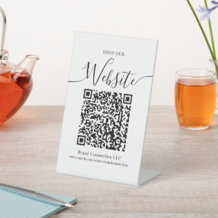 Expositor En L Ver nuestro sitio Web QR Code Business Company