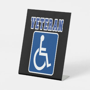 Expositor En L Veterano discapacitado
