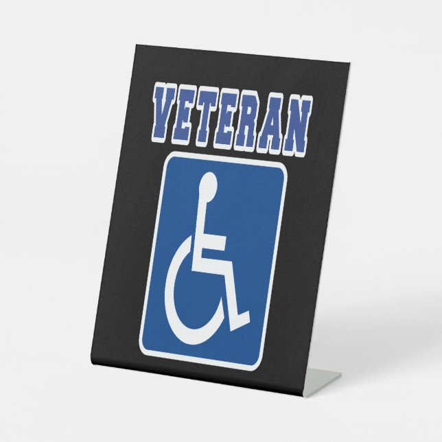 Expositor En L Veterano discapacitado (Anverso)
