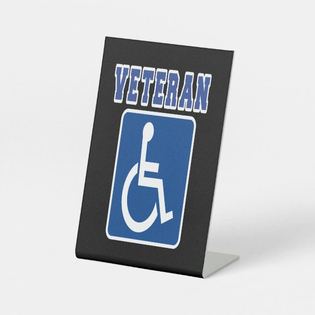 Expositor En L Veterano discapacitado (Anverso)