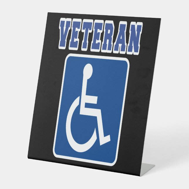Expositor En L Veterano discapacitado (Anverso)