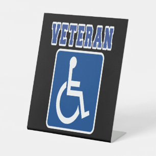 Expositor En L Veterano discapacitado