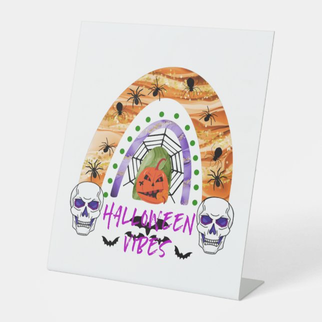 Expositor En L Vibes de Halloween (Anverso)