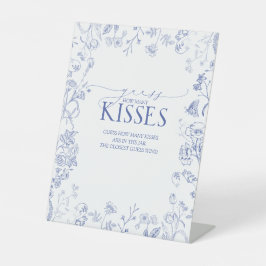 Expositor En L Victoriano blanco y azul francés cuántos besos