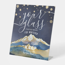 Expositor En L Vidrio De Asiento Para bodas Para La Noche Encuent