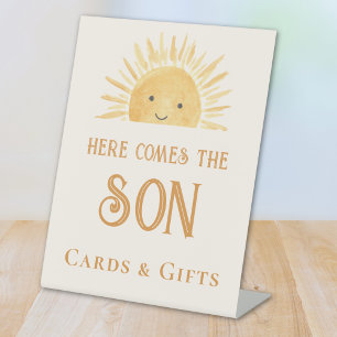 Expositor En L Viene El Baby Shower De Las Tarjetas Y Regalos De
