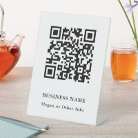 Vínculo a sitio web de código QR: Negros y blancos