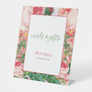 Expositor En L Vintage Cartas y Regalos de Bodas Florales y Botán