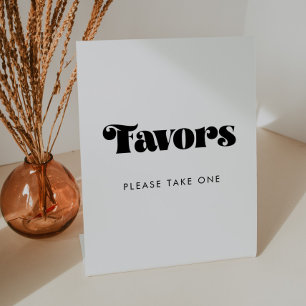 Expositor En L Vintage Retro Script Wedding Favors