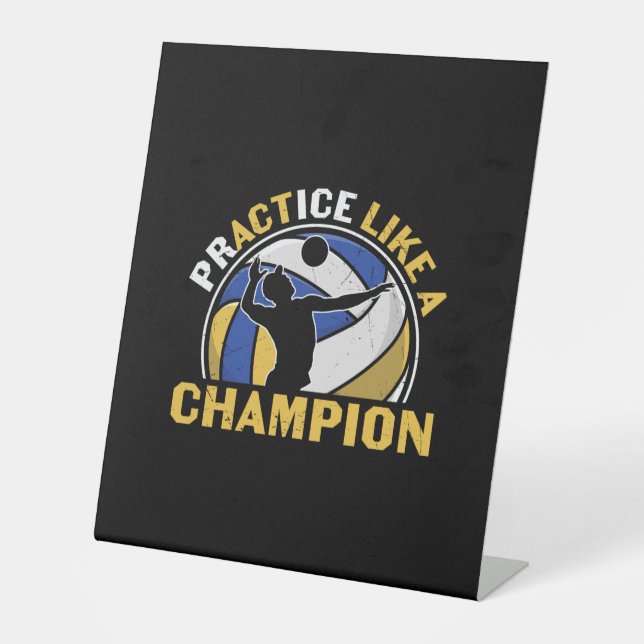 Expositor En L Voleibol | Práctica Como Campeón (Anverso)