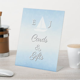 Expositor En L Water Meets Sky Watercolor Wedding