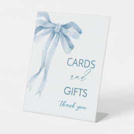 Expositor En L Watercolor Elegante Bow Cinta tarjeta de ducha par