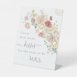 Expositor En L Watercolor Flor silvestre Purple Spring Bridal