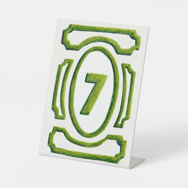 Expositor En L Watercolor Garden Hedge Table 7