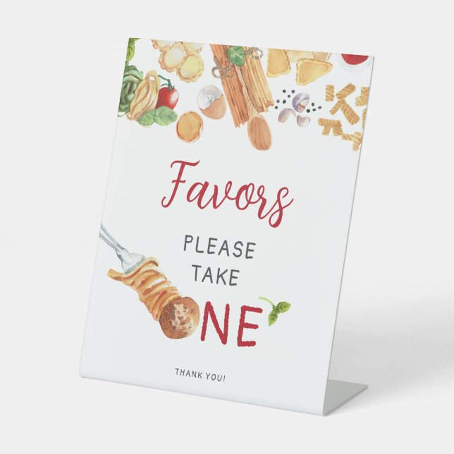 Expositor En L Watercolor Italiano 1er cumpleaños (Anverso)