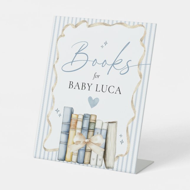 Expositor En L We Can Bearly Wait Teddy Bear BOOKS Baby Shower (Anverso)