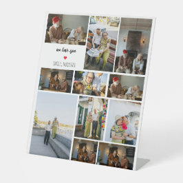 Expositor En L We Love You Custom Family Photo Collage 