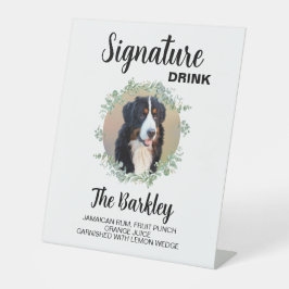 Expositor En L Wedding Signature Drink Dog Photo