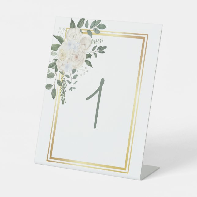 Expositor En L Wedding Table Card Table One (Anverso)