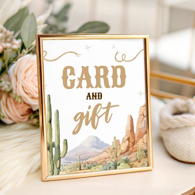 Expositor En L Western Cards and Gifts Sign (Subido por el creador)