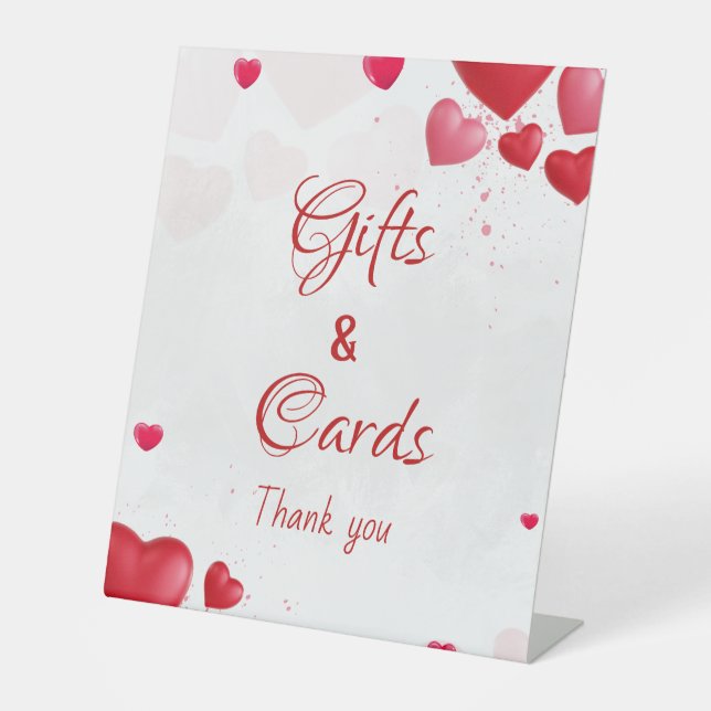 Expositor En L Western Gifts and Cards Bridal Shower  Sign (Anverso)