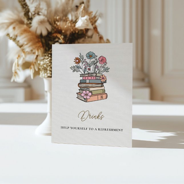 Expositor En L Whimsical Book Theme Baby Shower Drinks Table (Subido por el creador)