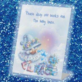 Expositor En L Whimsical Drop Books for Baby Shower