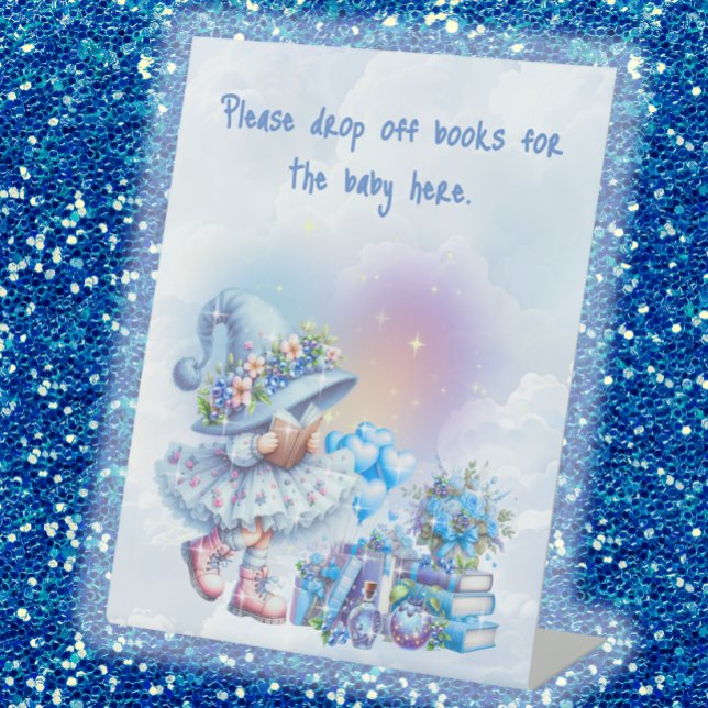 Expositor En L Whimsical Drop Books for Baby Shower  (Subido por el creador)