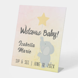 Expositor En L Whimsical Elephant Sip & See