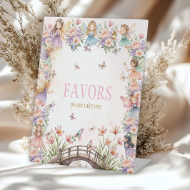 Expositor En L Whimsical fairy garden birthday Favors