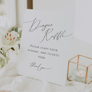 Expositor En L Whimsical Gender Neutral Diaper Raffle Baby Shower