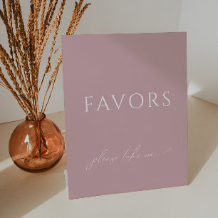 Expositor En L Whimsical Rosa de Baby Shower favorece a los entus