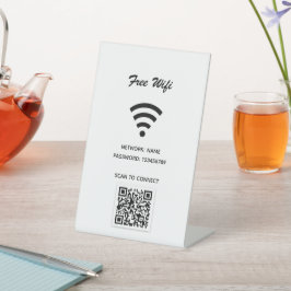 Expositor En L Wifi Internet qr barrido de código para conectar b