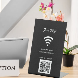 Expositor En L Wifi Internet qr barrido de código para conectar n
