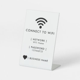 Expositor En L Wifi Network and Password Business Retail